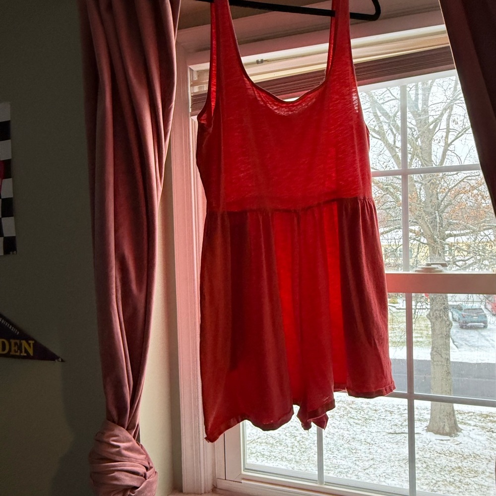 American Eagle Outfitters Bright Red Top